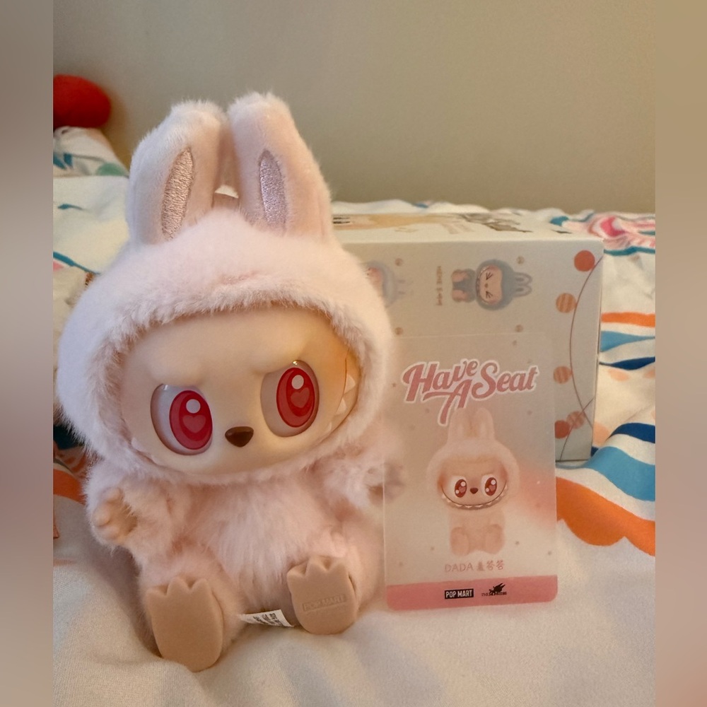 Authentic “Dada” Have A Seat Labubu